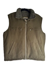 Chaleco para hombre RAINFOREST de microgamuza verde oliva polar resistente al agua talla M - Imagen 1 de 6