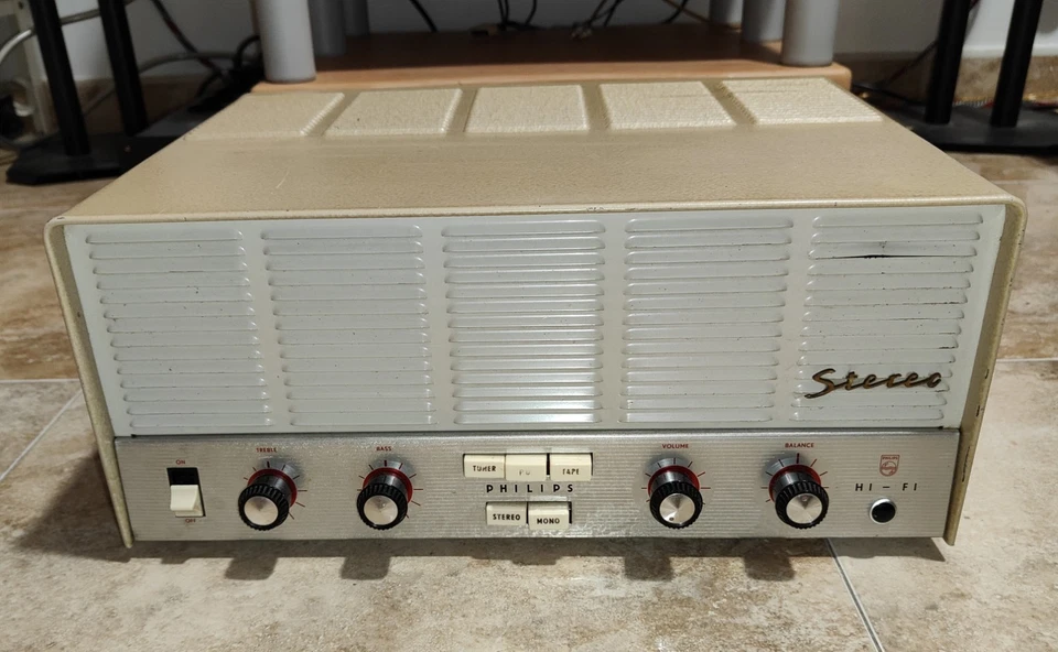 Philips AG 9015 Tube Amplifier 1960s - Immagine 1 di 4