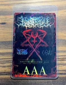 Lorna Shore Spring 2022 UK Tour All Access Laminate Pass - Bild 1 von 3