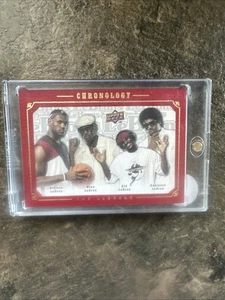 2007 UPPER DECK CHRONOLOGY LEBRON JAMES LJ MT THE LEBRONS RED CAVALIERS - Bild 1 von 2
