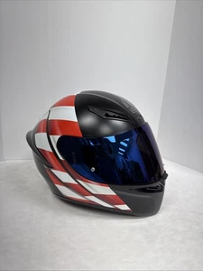 AGV K1 S US Flag Helmet Matte Black/Red/White/Blue XL - Picture 1 of 10