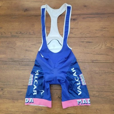 *Lots of Small Holes* SMS Santini Womens XS Cycling Bibshorts Italy 6" 13.5" - Image 1 of 4