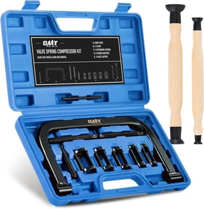 Orion Motor Tech Valve Spring Compressor, 10 Piece Clamp Tool Kit Blue  - Picture 1 of 7