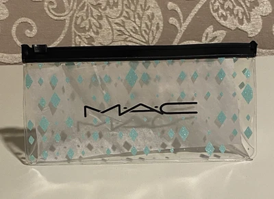 MAC Cosmetics CLEAR Makeup Bag 8"x4"x2.5" ~ LIMITED EDITION HOLIDAY 2025 - Image 1 of 2