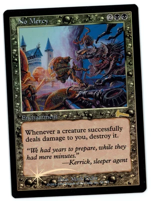No Mercy -- MTG (SP+/NM Quality FOIL) - Urza's Legacy - See pics/scans! - Image 1 of 2