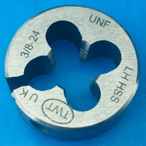 3/8 x 24 UNF HSS Left Hand Die 1in OD - Picture 1 of 1