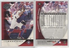 2001 Donruss Class Of 2001 Samples Gold Ivan Rodriguez #72 HOF