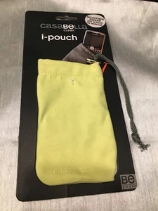 Cassabella - Microfiber cleaning phone pouch - 6.25 inch x 3.75 inch - Green - Photo 1 sur 3