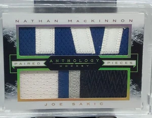 2014-15 Anthology Nathan MacKinnon Joe Sakic Dual Patch 43/49! - Picture 1 of 2