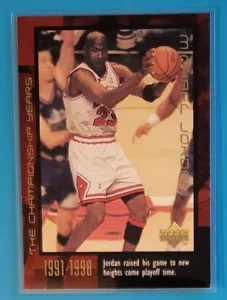 Carta Upper Deck 1999 The Championship Years #39 Michael Jordan Chicago Bulls - Foto 1 di 2