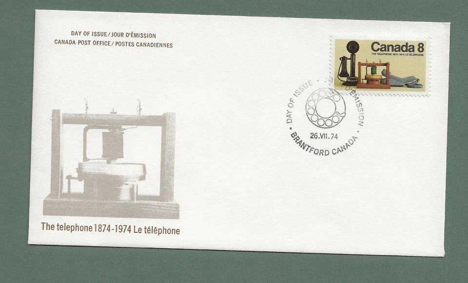 CANADA - 1974 INVENTION OF THE TELEPHONE FDC - SCOTT 641 - N851g - Image 1 of 1
