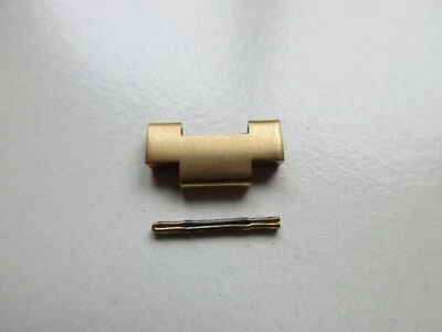 Omega Reloj Suizo Pulsera Eslabón 5917 Chapado en Oro S/S N.O.S. 13,8 mm - con tornillo Foto 1 de 3