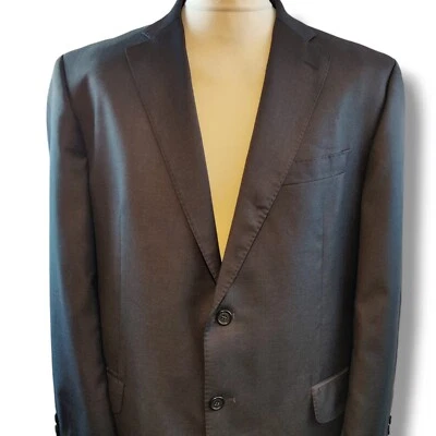 Lanificio F Lli  CERRUTI Mens Suit Blazer Jacket Grey Size 44s Wool 2 Button  - Image 1 of 4