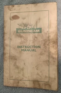 Manuale istruzioni ciclomotore BSA Sunbeam, 1960. - Foto 1 di 3