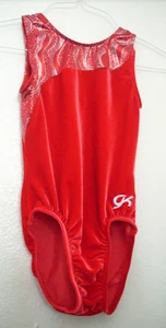 Leotardo GK AXS rojo nailon/terciopelo rojo - Imagen 1 de 1