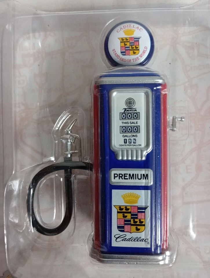 Cadillac 1950s Style Gas Pump New Gearbox Toys Die Cast Metal 3"Tall Dollhouse  - Image 1 of 4
