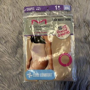 Prendas moldeadoras Maidenform Flexees para mujer talla 2XL cintura alta tanga suave sin costuras - Imagen 1 de 7