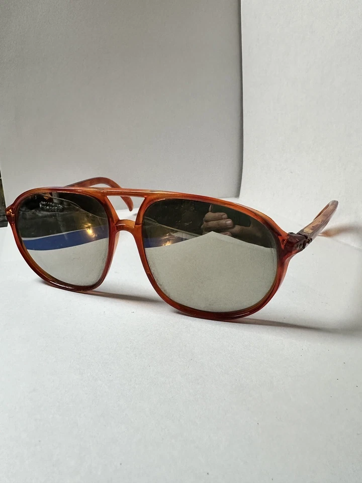 Gafas de sol vintage de gran tamaño hechas en Mauricio marrón espejo en perfecto estado Foto 1 de 4