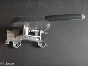 PORSCHE 997 GT3 RS TURBO S ALCANTARA PLUS CARBON FIBER LEATHER GRIP BRAKE LEVER - Bild 1 von 11