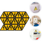  20 Sheets Electrical Safety Warning Sign Shocks Decal Sticker