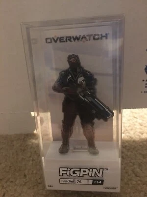 Overwatch - Soldier 76 FiGPiN 3" 134 Esmalte Pin CMD Coleccionables Nuevo Foto 1 de 4
