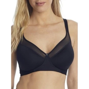 Bali Black One Smooth U Wire Free Breathable Bra. Sz 38DD. NWT! - Picture 1 of 16