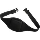 Black Mic Belt Pack Microphone Belt Pouch Carrier with Adjustable Waist Bag