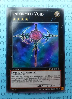 NUMH-EN049 Unformed Void Super Rare Yu-Gi-Oh Card 1st Edition New - Image 1 of 3