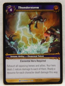 WORLD OF WARCRAFT TRADING CARD 2010, THUNDERSTORM, ICECROWN 73/220 - Picture 1 of 2