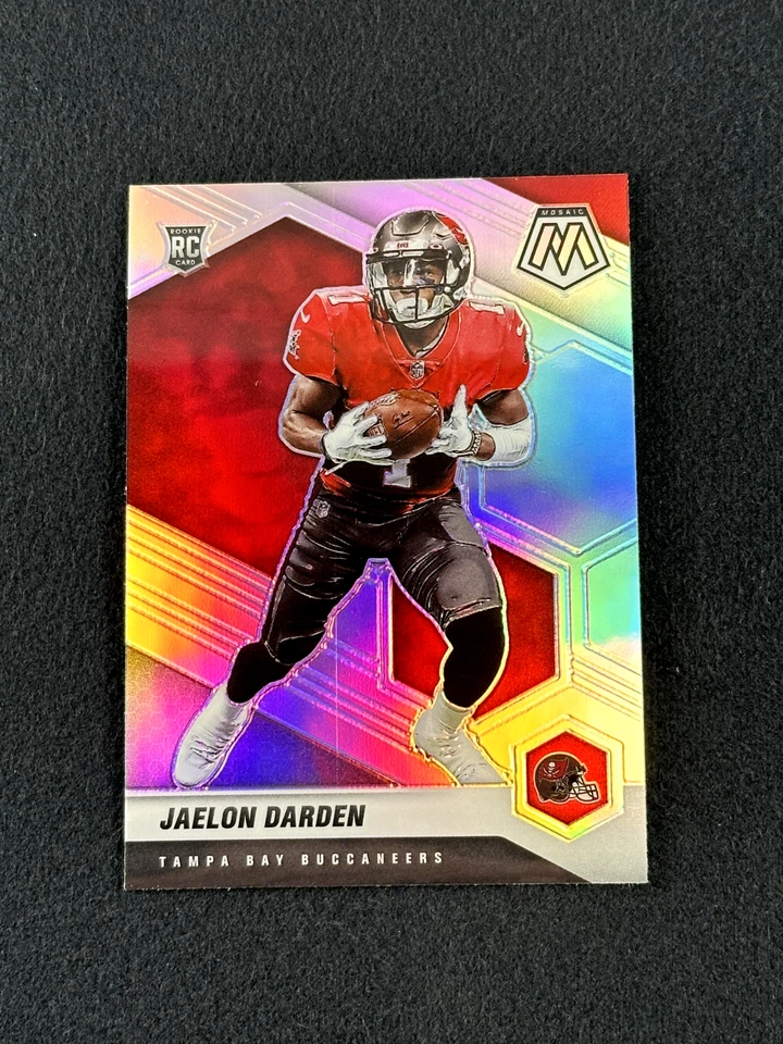 2021 Panini Mosaic JAELON DARDEN Silver Prizm Rookie RC Variation #333-V Bucs - Image 1 of 2