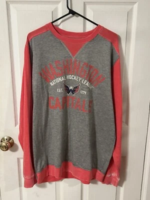 Camisa manga larga Washington Capitals para hombre talla XL Foto 1 de 4