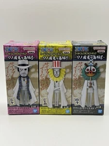 WCF ONE PIECE World Collectible Figure Onigashima CP0 Guernica&Joseph&Maha 3set - Picture 1 of 10