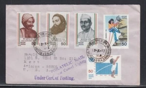 INDIA Philatelic Cover Chandigarh to Mesa 12-03-1987 cancel - Picture 1 of 2