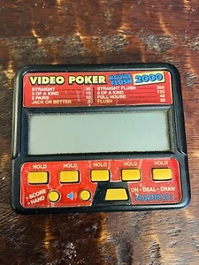 Radica Video Poker Royal Flush 2000 Works Great #410 Handheld Electronic Game - Picture 1 of 2