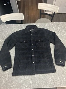 Mountain Khakis Shirt Mens Small Plaid Insulated Line Snap Shacket - Picture 1 of 9