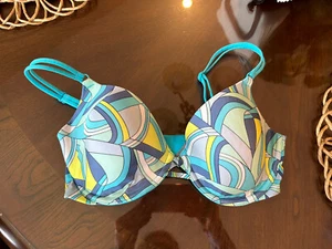 Victoria's Secret BH 34D zwei Träger Gr. 34 D mit Bügel gefüttert PERFEKTE DECKKRAFT - Bild 1 von 6