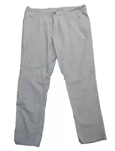 Straight Down Performance Pants Mens 38X32 Golf Lightweight Light Gray - Picture 1 of 9