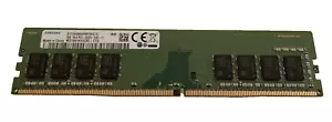 HP SAMSUNG 8GB DDR4 UDIMM 2666MHz PC4-21300 Non-ECC 8GB PC MEMORY 933276-001 - Picture 1 of 5