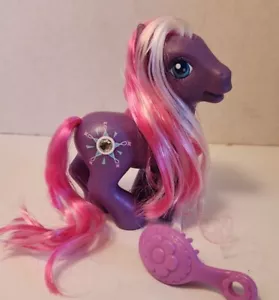 G3 My Little Pony Ponies Star Dasher Jewel Gem Purple 4 1/2" k - Picture 1 of 4