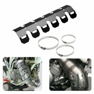 Silenciador de escape tubo protector de pierna motocicleta protector térmico cubierta café corredor ATV - Imagen 1 de 7