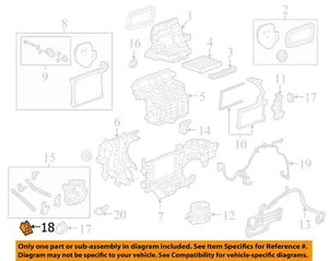 GM OEM 20-24 Corvette Evaporator Heater Components-Actuator 13554363 - Bild 1 von 2