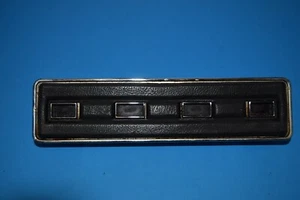 1969 FABRICANTE DE EQUIPOS ORIGINALES MERCURY COUGAR NEGRO PANEL DE LUZ DE ADVERTENCIA TABLERO - Imagen 1 de 11
