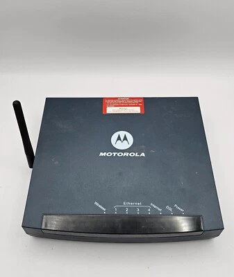 Motorola DSL Ethernet/Wireless Router GZ 53347 4 port router No Cables - Image 1 of 3