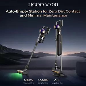 JIGOO V700 Akku Staubsauger Sauger 480W/33KPa Handstaubsauger Akkusauger 3 Modi - Bild 1 von 18