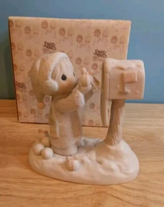 Figura Precious Moments Im Sending You A White Christmas E2829 - Imagen 1 de 6