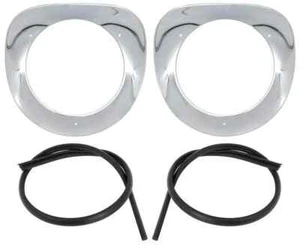 55 56 57 Chevy Truck Headlight Bezels 1955 1956 1957 NEW - Picture 1 of 1