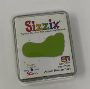Sizzix Originals Die Cut: Small Green (Foot Print) 38-0277 - Picture 1 of 3