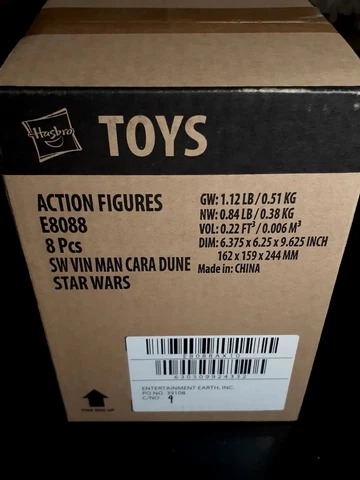 HASBRO STAR WARS CARA DUNE E8088 VC164 FACTORY SEALED CASE OF 8 π₯π₯π₯ Cover
