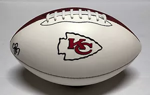 Kansas City Chiefs #29 ERIC BERRY Signed Autographed Logo Football COA! EBSTRONG - Picture 1 of 2