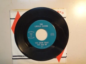 LINCOLN GREENS: Know What You Can Do-I Love The Woods-U.S. 7" Triumph Records 63 - Picture 1 of 2